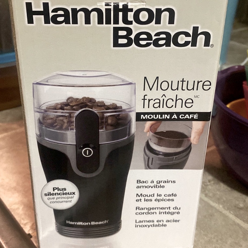 Coffee grinder. New in the box